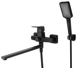 Смеситель для ванны с душем Wonzon&Woghand Flex WW-639906-MB, черная матовая