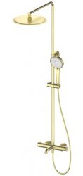 Душевая система Wonzon&Woghand Stick WW-88739017-BG с изливом, брашированное золото