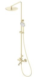 Душевая система Wonzon&Woghand Tor WW-88047073-BG с изливом, брашированное золото