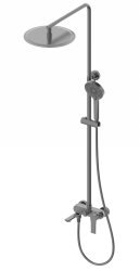 Душевая система Wonzon&Woghand Brilliant WW-88047079-BGM с изливом, темный графит