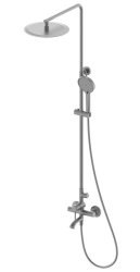 Душевая система Wonzon&Woghand Tor WW-88047073-BGM с изливом, темный графит