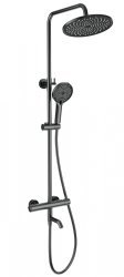 Душевая система Wonzon&Woghand Inn 3 WW-B3065-T1-BGG, темный графит