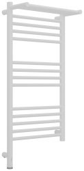 Полотенцесушитель электрический Сунержа Богема 3.1 L с полкой 40x80, белый матовый