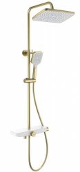 Душевая система Wonzon&Woghand ThermoKlick WW-B3098-A-BG, брашированное золото