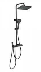 Душевая система Wonzon&Woghand Muse Piano WW-B4132-A-MB, черная матовая