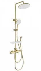 Душевая система Wonzon&Woghand Solid WW-C3011-A1-BG, брашированное золото