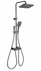 Душевая система Wonzon&Woghand Muse Corno WW-B3112-BGG, темный графит