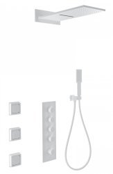 Встраиваемая душевая система Wonzon&Woghand WW-D4100-MW, белая матовая