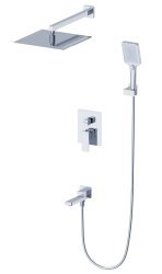 Встраиваемая душевая система Wonzon&Woghand Cube 2.0 WW-88087068-CR, хром