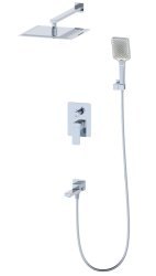 Встраиваемая душевая система Wonzon&Woghand Edge WW-88939003-CR, хром