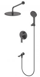 Встраиваемая душевая система Wonzon&Woghand Brilliant WW-88939079-MB, черная матовая