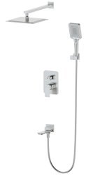 Встраиваемая душевая система Wonzon&Woghand Diamond WW-88939011-BN, брашированный никель