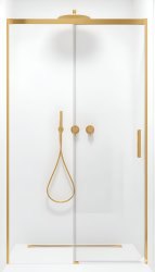 Душевая дверь Radaway Idea DWJ Gold 110 L, профиль золото