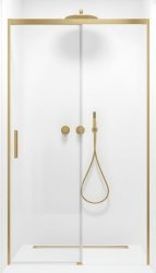 Душевая дверь Radaway Idea DWJ Brushed Gold 120 R, профиль золото