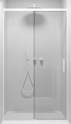 Душевая дверь Radaway Idea DWJ White 140 L, профиль белый