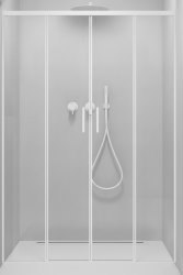 Душевая дверь Radaway Idea White DWD 160, профиль белый