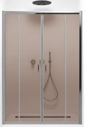 Душевая дверь Radaway Premium Plus DWD 160 профиль хром, стекло коричневое