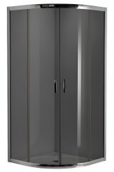 Душевой уголок Radaway Premium Plus A 90x90, профиль хром стекло графит