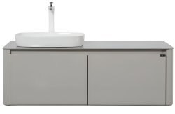 Тумба с раковиной Black & White Universe U915.1200L подвесная