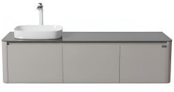 Тумба с раковиной Black & White Universe U915.1600L подвесная