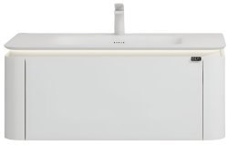 Тумба с раковиной Black & White Universe U925.0900 подвесная