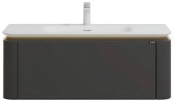 Тумба с раковиной Black & White Universe U935.1000 подвесная