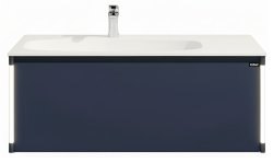 Тумба с раковиной Black & White Universe U945.1000 подвесная