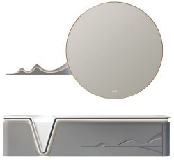 Комплект мебели Black & White V-2400 подвесной