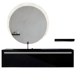 Комплект мебели Black & White V-2408 подвесной