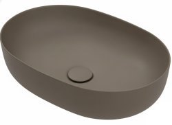 Накладная раковина Kerasan Nolita 534381 60x40, Nocciola mat