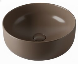 Накладная раковина Kerasan Nolita 534488 40x40, Bruno matt