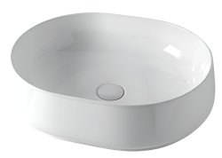 Накладная раковина Kerasan F10 460501 56x44, белая