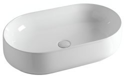 Накладная раковина Kerasan F10 460601 70x44, белая