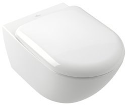 Подвесной унитаз Villeroy&Boch Antao 4674T0R1 безободковый, белый