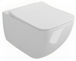 Подвесной унитаз Villeroy&Boch Venticello 4611RS01 безободковый, белый с сиденьем