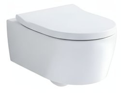 Подвесной унитаз Villeroy&Boch Avento 5656RS01 безободковый, белый с сиденьем