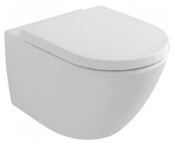 Подвесной унитаз Villeroy&Boch Subway 3 4670TS01 безободковый, белый с сиденьем