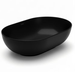 Накладная раковина Globo T-Edge B6O54.AR 54x36, черная матовая