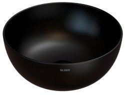 Накладная раковина Globo T-Edge B6T37.AR 37x37, черная матовая