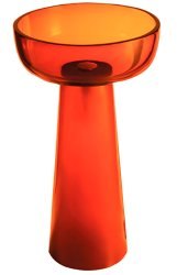 Напольная раковина Knife Solid Surface 70401070 59x59, оранжевая