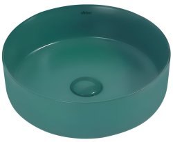Накладная раковина Abber Bequem AC2108MBG 36x36, зеленая матовая