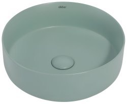 Накладная раковина Abber Bequem AC2108MCG 36x36, зеленая матовая