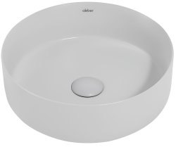 Накладная раковина Abber Bequem AC2108MLG 36x36, серая матовая