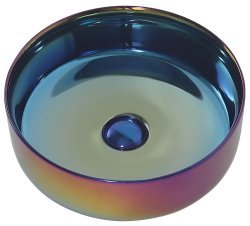 Накладная раковина Abber Bequem AC2108Regen 36x36, хамелеон