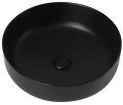 Накладная раковина Abber Bequem AC2100MB 46x46, черная матовая