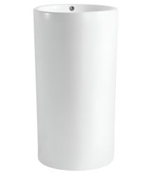 Напольная раковина Abber Bequem AC2133 46x46, белая