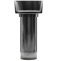 Напольная раковина Abber Kristall AT2702Onyx-H 45x45, черная
