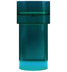 Напольная раковина Abber Kristall AT2701Aquamarin-H 45x45, бирюзовая