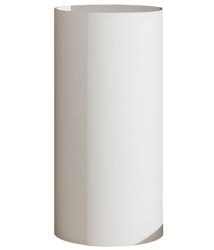 Напольная раковина Abber Stein AS2516-H 40x40 из искусственного камня, белая