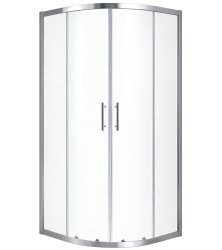 Душевой уголок Black&White Stellar Wind S101-1000 100x100, профиль хром